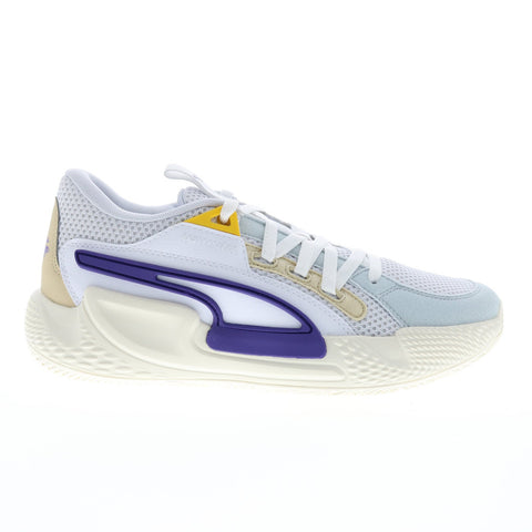 Puma Court Rider Chaos Slash 37805205 Mens White Athletic Basketball Shoes