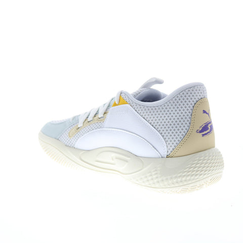 Puma Court Rider Chaos Slash 37805205 Mens White Athletic Basketball Shoes