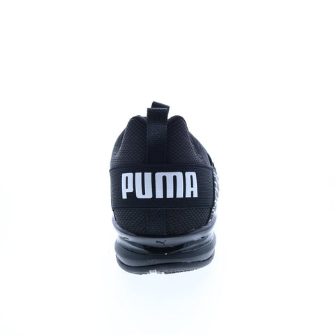 Puma Axelion Linear Lines Wide 37817601 Mens Black Athletic Running Shoes