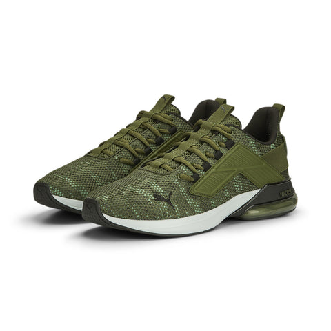 Puma Cell Rapid Camo 37829802 Mens Green Canvas Athletic Running Shoes