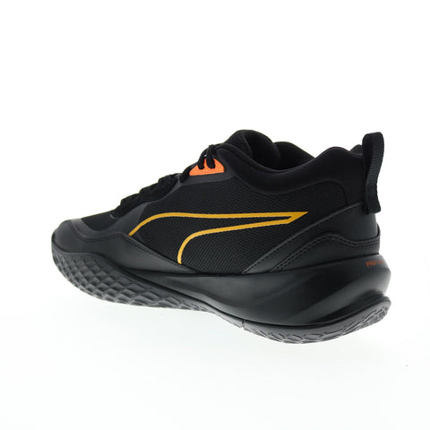 Puma Playmaker Pro Laser 37832301 Mens Black Mesh Athletic Basketball Shoes