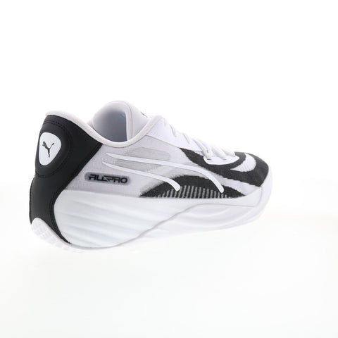 Puma All-Pro Nitro Team 37908106 Mens White Athletic Basketball Shoes