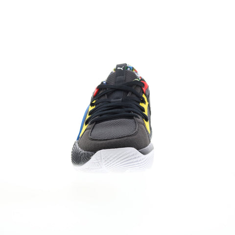 Puma Court Rider Chaos Trash Talk Mens Black Mesh Athletic Basketball Shoes
