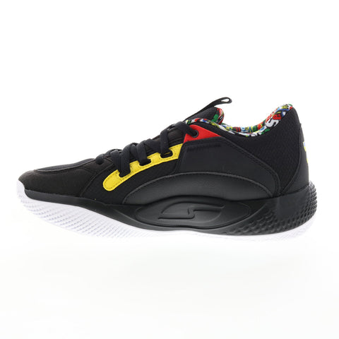 Puma Court Rider Chaos Trash Talk Mens Black Mesh Athletic Basketball Shoes