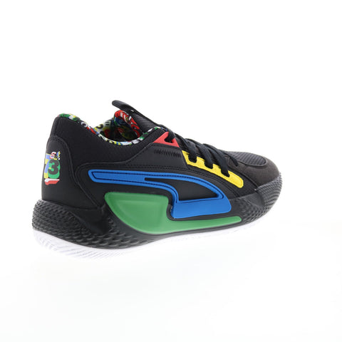 Puma Court Rider Chaos Trash Talk Mens Black Mesh Athletic Basketball Shoes