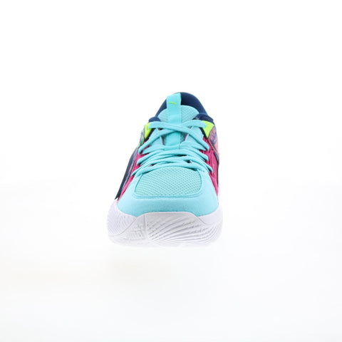 Puma Court Rider Chaos Fresh 37913801 Mens Blue Athletic Basketball Shoes