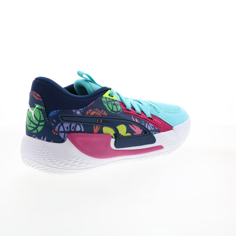 Puma Court Rider Chaos Fresh 37913801 Mens Blue Athletic Basketball Shoes
