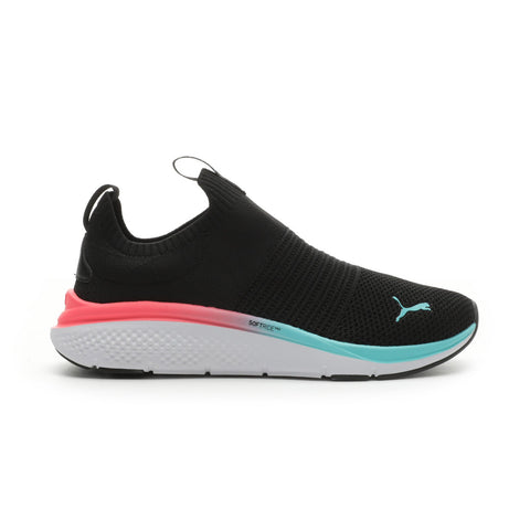 Puma Softride Pro Echo Slip-On Fade Womens Black Lifestyle Sneakers Shoes