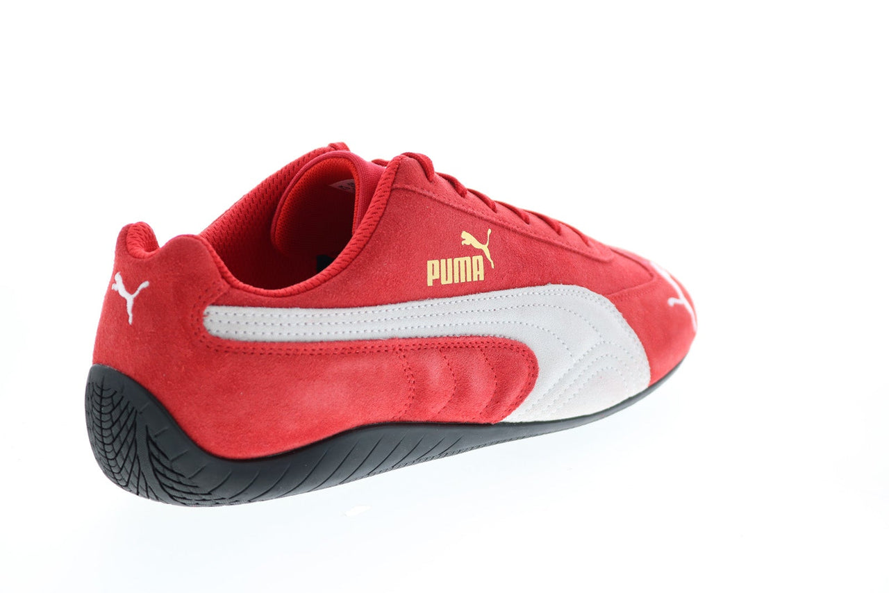 Puma Speedcat LS 38017304 Mens Red Suede Motorsport Inspired Sneakers