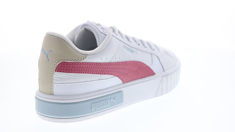 Puma Cali Star 38017607 Womens White Leather Lifestyle Sneakers Shoes