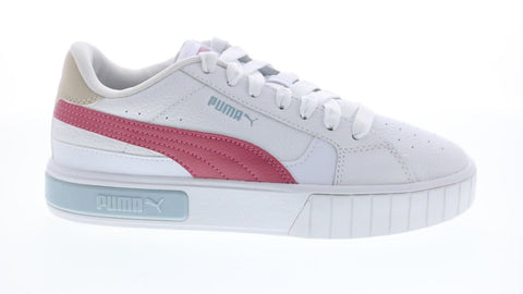 Puma Cali Star 38017607 Womens White Leather Lifestyle Sneakers Shoes