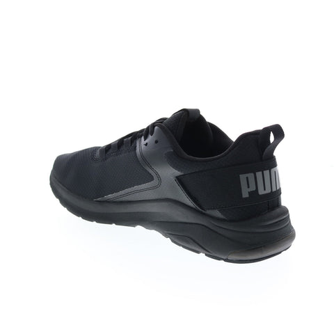 Puma Electron E 38043501 Mens Black Canvas Low Top Lifestyle Sneakers Shoes