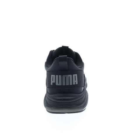 Puma Electron E 38043501 Mens Black Canvas Low Top Lifestyle Sneakers Shoes