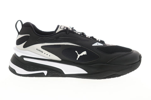 Puma RS-Fast 38056204 Mens Black Synthetic Lace Up Lifestyle Sneakers Shoes