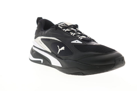 Puma RS-Fast 38056204 Mens Black Synthetic Lace Up Lifestyle Sneakers Shoes