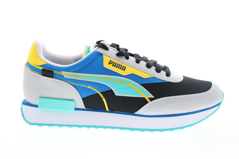 Puma Future Rider Twofold 38059106 Mens Gray Canvas Lifestyle Sneakers Shoes