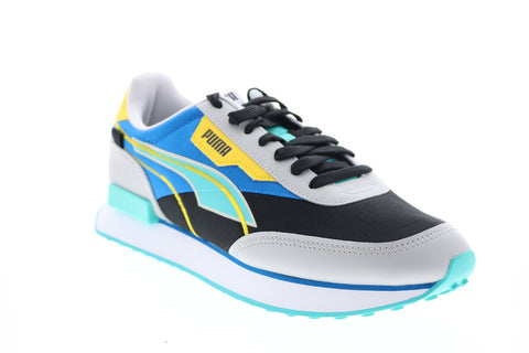 Puma Future Rider Twofold 38059106 Mens Gray Canvas Lifestyle Sneakers Shoes