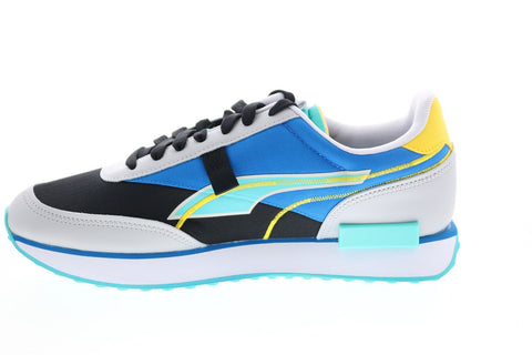 Puma Future Rider Twofold 38059106 Mens Gray Canvas Lifestyle Sneakers Shoes