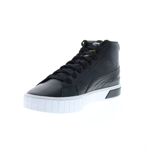 Puma Cali Star Mid 38068303 Womens Black Leather Lifestyle Sneakers Shoes