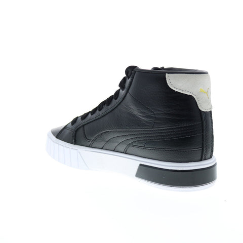 Puma Cali Star Mid 38068303 Womens Black Leather Lifestyle Sneakers Shoes