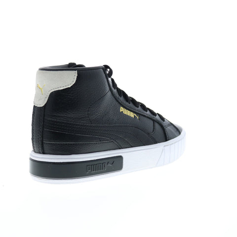 Puma Cali Star Mid 38068303 Womens Black Leather Lifestyle Sneakers Shoes
