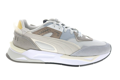 Puma Mirage Sport 38069601 Mens Gray Mesh Lace Up Lifestyle Sneakers Shoes