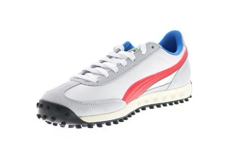 Puma Easy Rider Ii 38102601 Mens White Leather Lifestyle Sneakers Shoes 