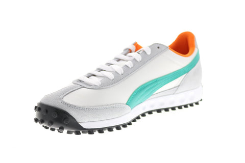 Puma Easy Rider Ii 38102602 Mens White Leather Lifestyle Sneakers Shoes 