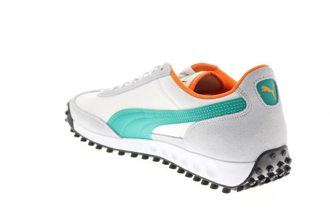 Puma Easy Rider Ii 38102602 Mens White Leather Lifestyle Sneakers Shoes 