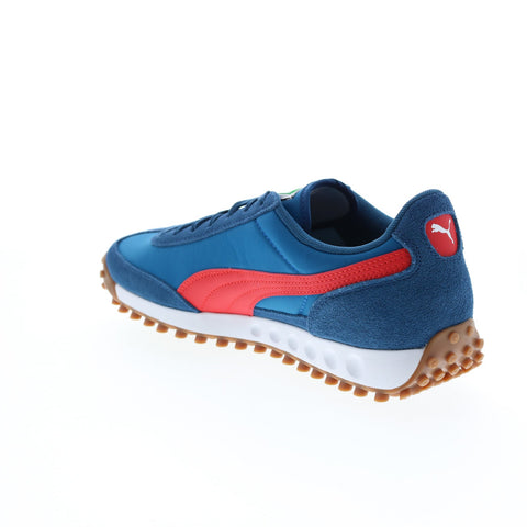 Puma Easy Rider II 38102609 Mens Blue Suede Lifestyle Sneakers Shoes