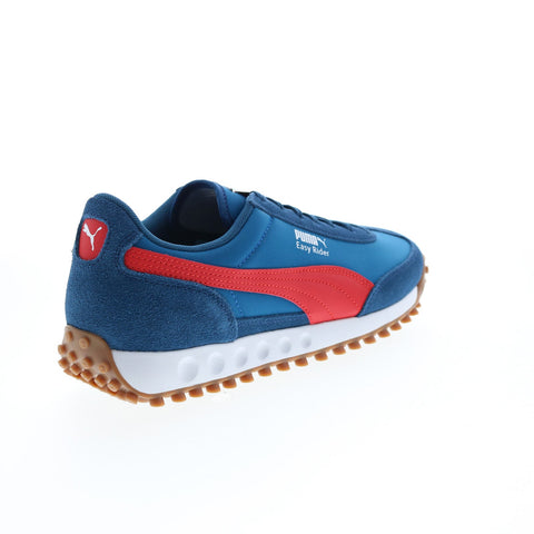 Puma Easy Rider II 38102609 Mens Blue Suede Lifestyle Sneakers Shoes
