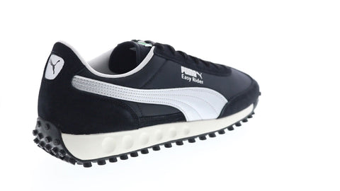 Puma Easy Rider II Tecno 38102702 Mens Black Leather Lifestyle Sneakers Shoes