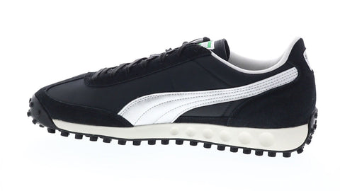 Puma Easy Rider II Tecno 38102702 Mens Black Leather Lifestyle Sneakers Shoes