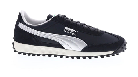 Puma Easy Rider II Tecno 38102702 Mens Black Leather Lifestyle Sneakers Shoes
