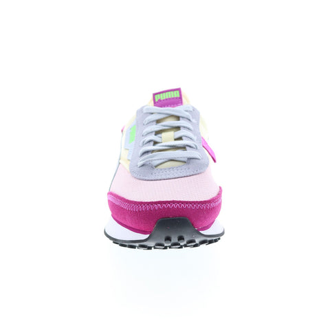 Puma Future Rider Soft 38114105 Womens Pink Suede Lifestyle Sneakers Shoes