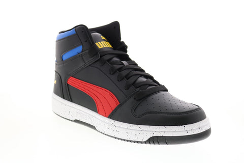 Puma Rebound Layup L 38132001 Mens Black Basketball Inspired Sneakers Shoes