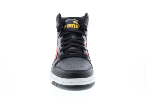 Puma Rebound Layup L 38132001 Mens Black Basketball Inspired Sneakers Shoes