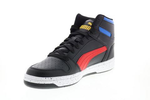 Puma Rebound Layup L 38132001 Mens Black Basketball Inspired Sneakers Shoes