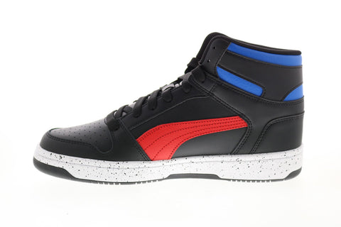 Puma Rebound Layup L 38132001 Mens Black Basketball Inspired Sneakers Shoes