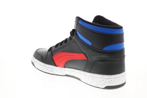 Puma Rebound Layup L 38132001 Mens Black Basketball Inspired Sneakers Shoes