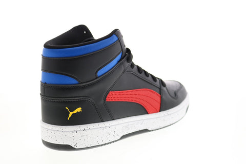 Puma Rebound Layup L 38132001 Mens Black Basketball Inspired Sneakers Shoes