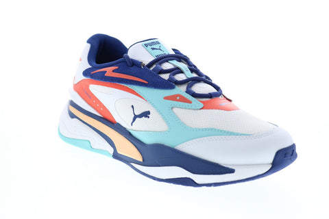 Puma RS Fast Court Side 38145401 Mens White Lifestyle Sneakers Shoes