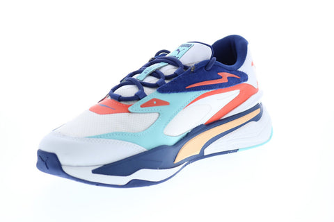 Puma RS Fast Court Side 38145401 Mens White Lifestyle Sneakers Shoes