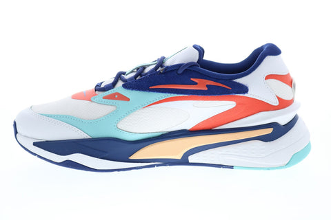 Puma RS Fast Court Side 38145401 Mens White Lifestyle Sneakers Shoes