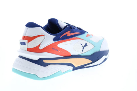 Puma RS Fast Court Side 38145401 Mens White Lifestyle Sneakers Shoes