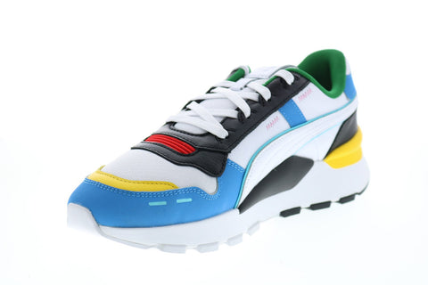 Puma RS 2.0 Game 38146201 Mens White Leather Lifestyle Sneakers Shoes