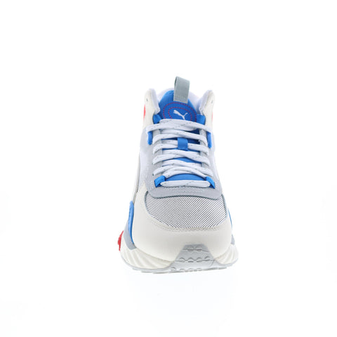 Puma Wild Rider Mid 38159802 Womens White Leather Lifestyle Sneakers Shoes