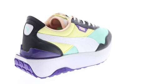 Puma Cruise Rider Flair 38165403 Womens Blue Yellow Lifestyle Sneakers Shoes