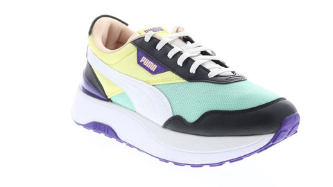 Puma Cruise Rider Flair 38165403 Womens Blue Yellow Lifestyle Sneakers Shoes