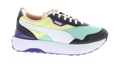 Puma Cruise Rider Flair 38165403 Womens Blue Yellow Lifestyle Sneakers Shoes
